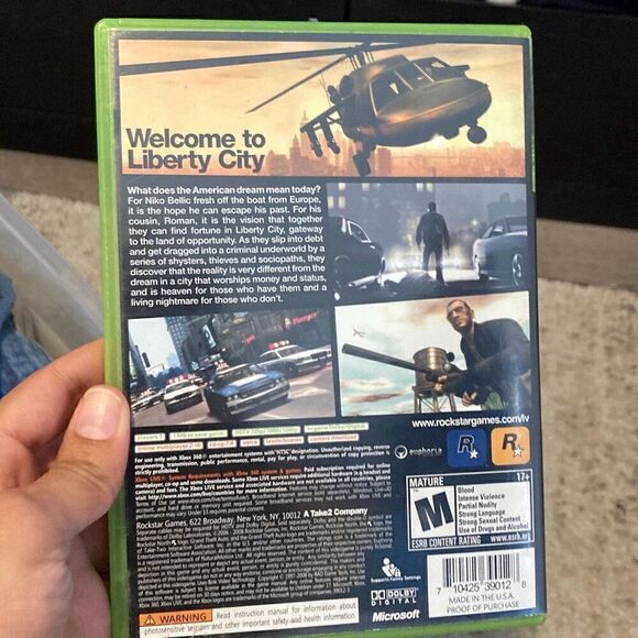 Microsoft Xbox 360 Grand Theft Auto IV GTA 4 Video Game - Picture 4 of 4